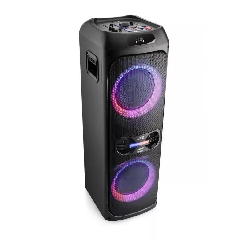 Tragbarer Party-Lautsprecher JVC XS-EP624B — schwarz, batteriebetrieben, Bluetooth