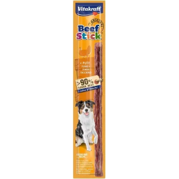 VITAKRAFT Beef Stick mit Pute - Hundeleckerli - 12 g