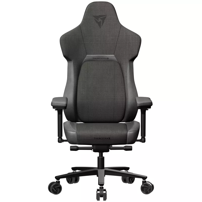 Universal-Gaming-Stuhl Thunder X3 CORE Loft — gepolsterte Sitzfläche und Rückenlehne, Höhe 134–144 cm, Sitzbreite 55 cm, schwarz