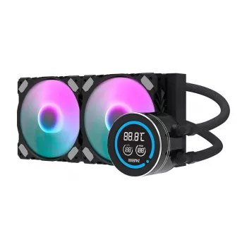 240mm Radiator Darkflash DN-D240 Schwarz — Wasserkühlungsradiator für PC-Flüssigkeitskühlungssysteme
