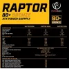 Netzteil RAPTOR 600W BRONZE 80+, Single Rail, DC-DC