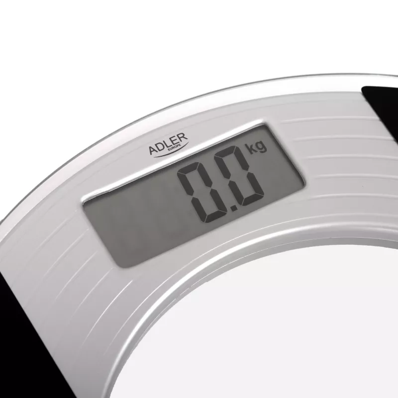 Adler | Körperfettwaage | Maximale Belastung 150 kg | Genauigkeit 100 g | Glas