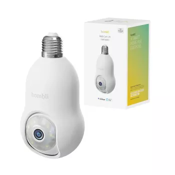 Hombli Smart Outdoor Camera, Bulb Cam 2K, Weiß