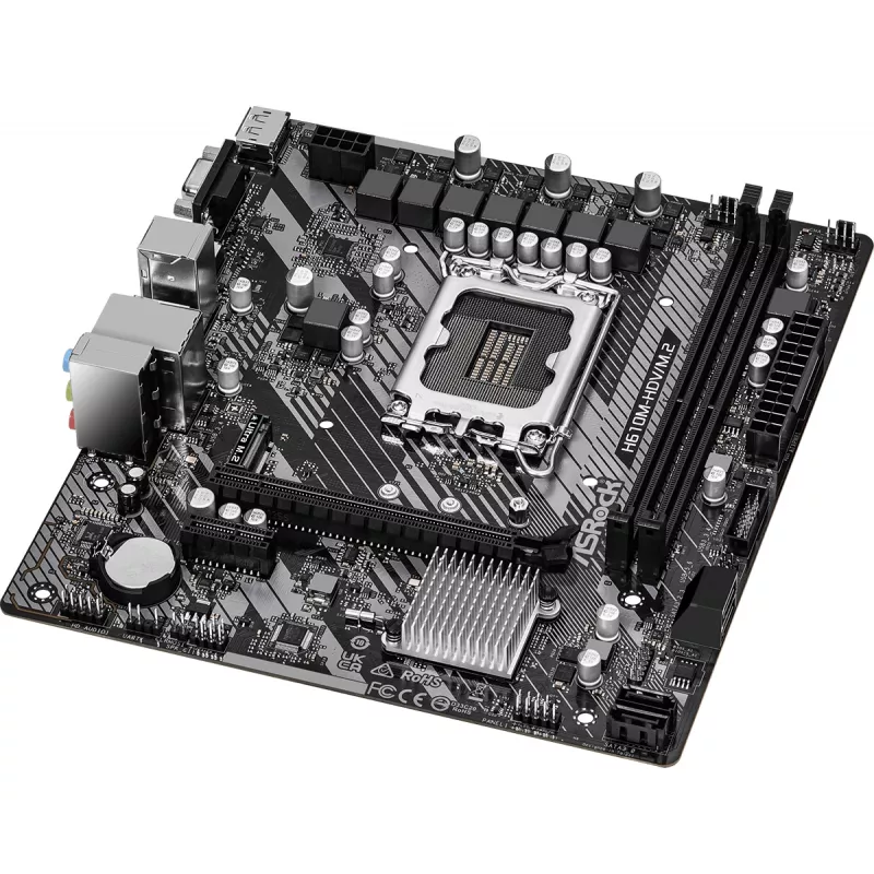 ASRock H610M-HDV/M.2 R2.0 LGA1700 DDR4 Micro-ATX Motherboard