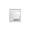 PC-Gehäuse DeepCool CG580 4F V2 Midi Tower Weiß — ATX, Hartglas, 3x120-mm-Seitenlüfter, 360-mm-Seitenradiator-Unterstützung