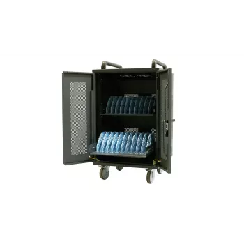 Avtek International Avtek Charging Cart 20 Tragbarer Geräte-Management-Schrank Schwarz