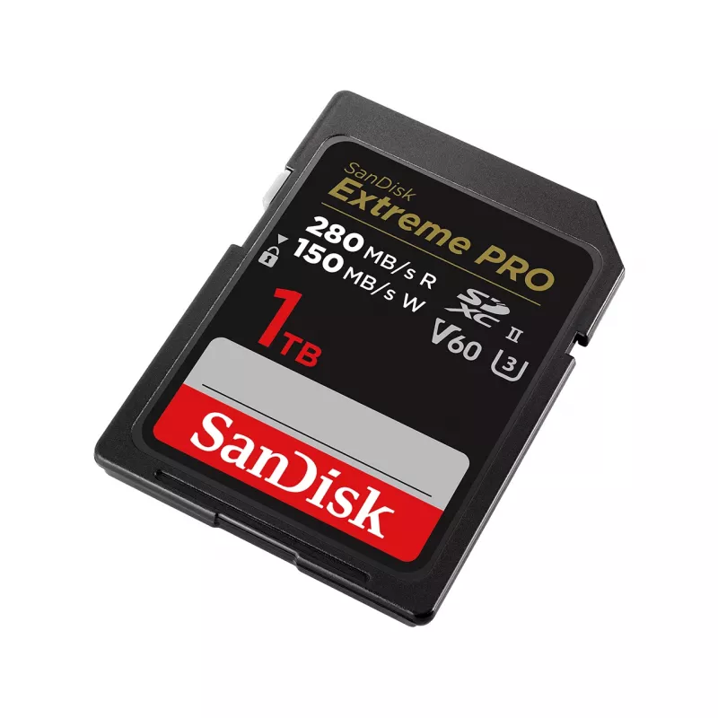 SanDisk Extreme Pro - Flash-Speicherkarte - 1TB - Video Class V60 / UHS-II U3 / Class10 - SDXC UHS-II (SDSDXEP-1T00-GN4IN)