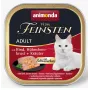 Nassfutter für Katzen animonda Vom Feinsten Gourmet Centre Rind & Huhn Kräuter 100 g, ausgewachsen, glutenfrei