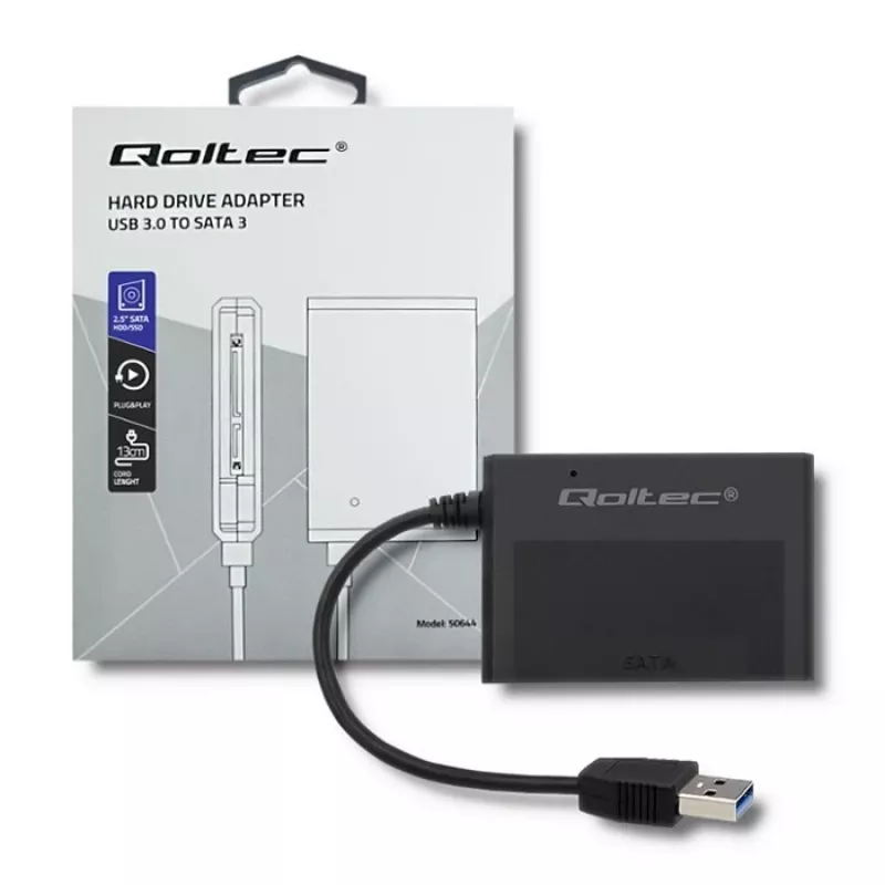 Festplattenadapter Qoltec USB 3.0 HDD/SSD
