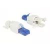 RJ-45-Stecker DeLOCK 86417 Blau Weiß
