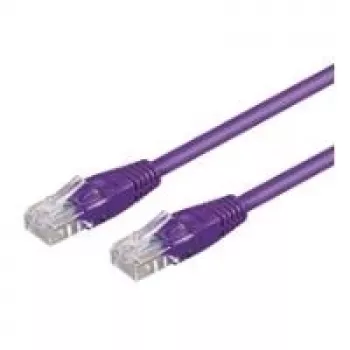 Netzwerkkabel Goobay 2m 2xRJ-45 Violett Cat6