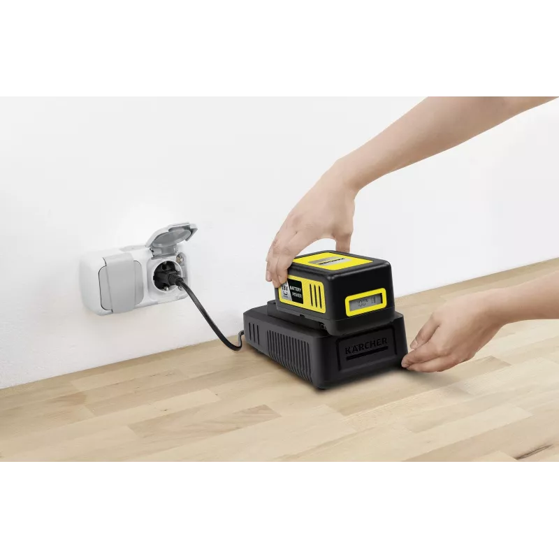 Akku- und Ladegerät-Set Kärcher 2.445-063.0, Universal 18V 5000mAh, Gelb/Schwarz