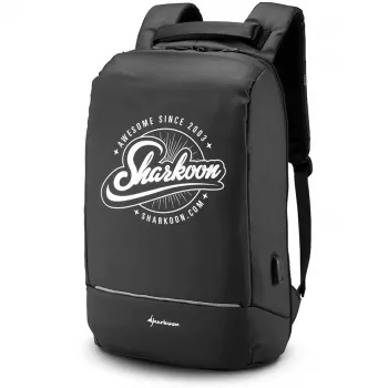 Sharkoon Rucksack - Schwarz, 16 L