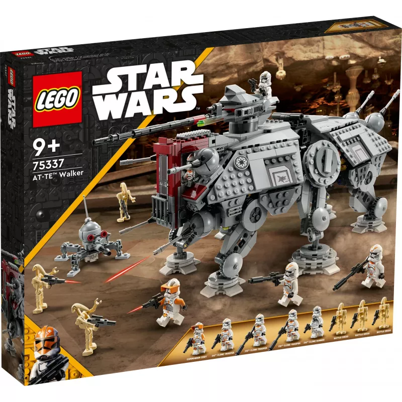 LEGO Star Wars: AT-TE Walker Set mit Droiden-Figuren (75337)