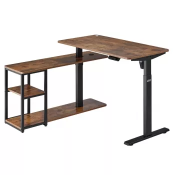 Elektrisch höhenverstellbarer Schreibtisch ergo office 380623 — max. Höhe 121 cm, max. Belastung 70 kg