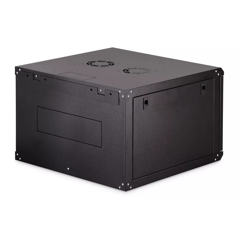 Wandmontiertes 19-Zoll-Rack-Gehäuse DIGITUS Dynamic-N DN-37103 — 7U, 600x600 mm, IP20, unmontiert, schwarz