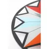 NeXtime Uhr 8163 Circus, Ø43 cm, Wand, Schwarz/Mehrfarbig