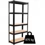 Topeshop Lagerregal P9040 Gartengeräteregal Freistehend Verzinkter Stahl, MDF