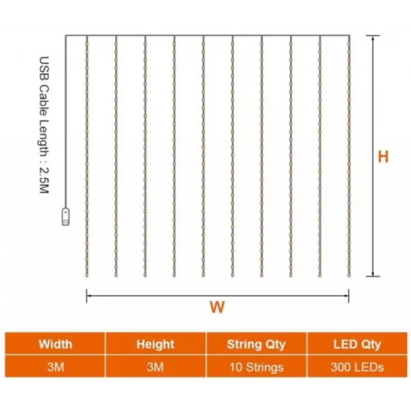LED-Leuchte HEMER 300 Bright White — dekorative LED-Lampe, 300 mm, hellweiß