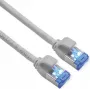 ROLINE S/FTP Patchkabel Cat.6A TPE PoE-tauglich verknotungsfrei Grau 1m - Netzwerk - CAT 6a (21.15.4311)
