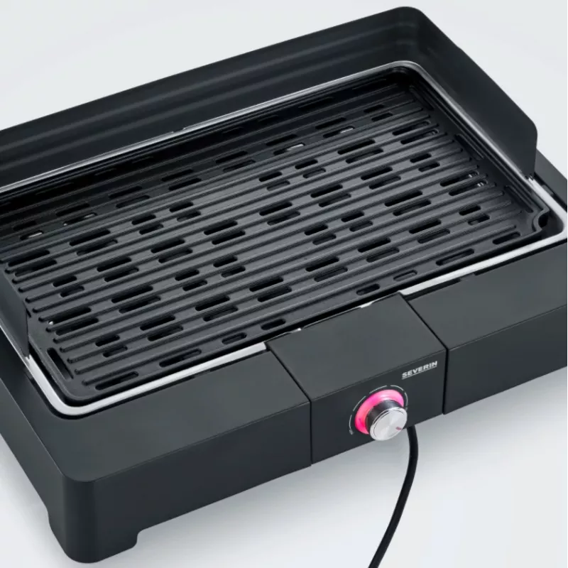 Severin PG8567 Barbecue & Grill Tisch Elektrisch Schwarz 2200 W (PG8567)