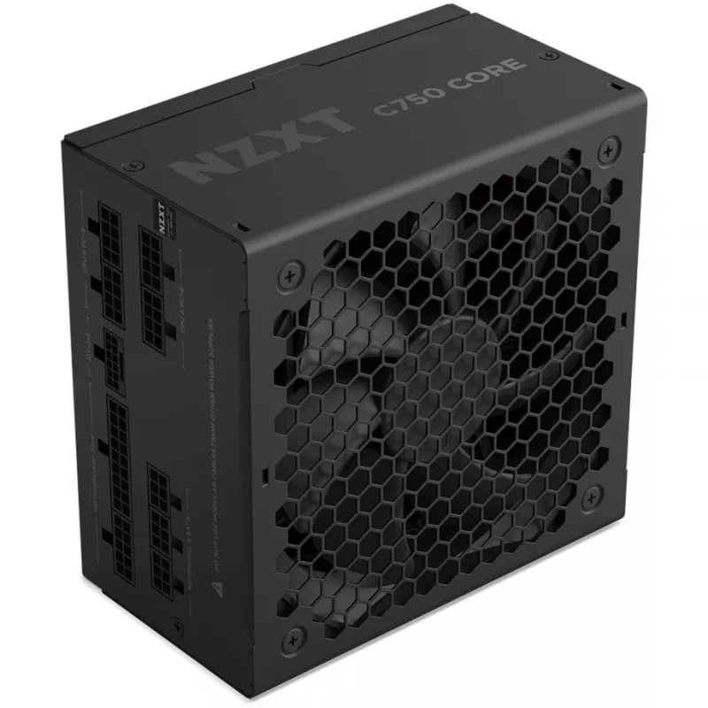 C750 GOLD CORE, PC-Netzteil schwarz, 1x 12-Pin High Power GPU, 3x PCIe, Kabelmanagement, 750 Watt
