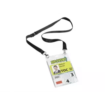 Namensschildhalter Durable 852501 Textil 10 Stück