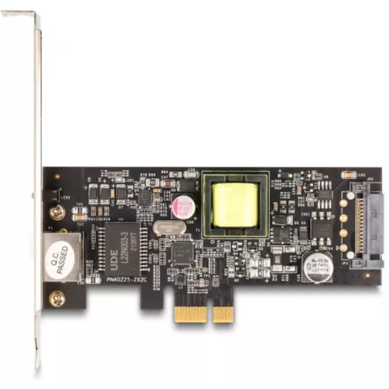 DeLOCK 88506 PCI Express x1 Netzwerkkarte, 1 x RJ45 2,5 Gigabit LAN PoE+