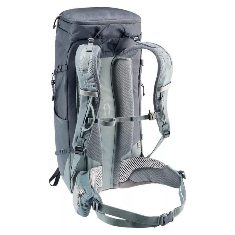 Rucksack DEUTER Trail 32 EL Schwarz-shale — 32 L Kapazität, ergonomisches Rückensystem