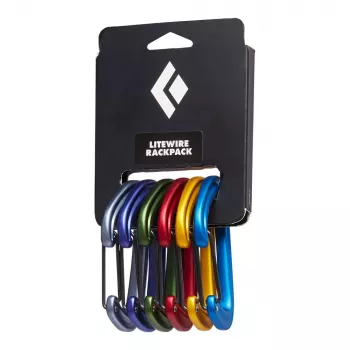 Karabiner Schwarz Diamond LiteWire Rackpack