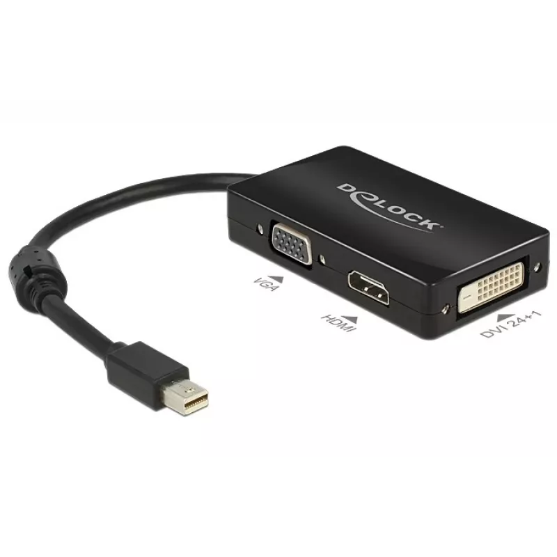 DeLOCK Kabel 0,16 m Mini DisplayPort/VGA + HDMI + DVI