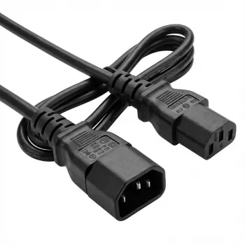 Netzkabel Bachmann 356.1258 Schwarz 3 m C14 C15 Kupplung