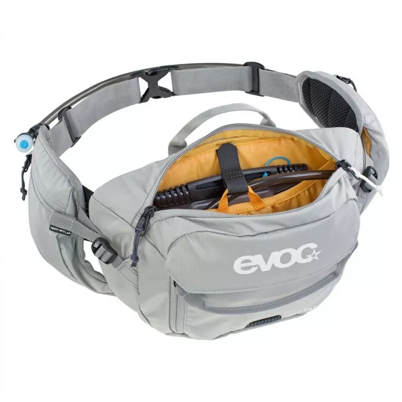 EVOC Hip Pack Hüfttasche Mesh Nylon Ripstop Grau 3L Unisex