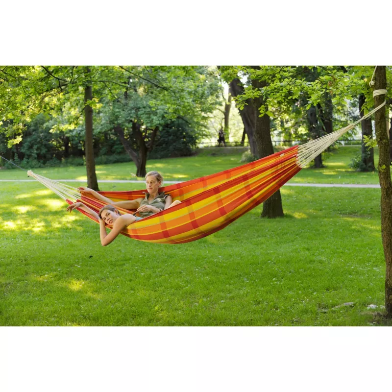 Hängematte Barbados Papaya AZ-1018200, Camping-Hängematte Rot