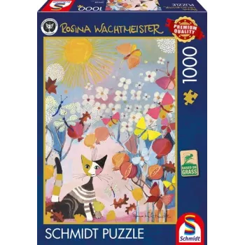 Rosina Wachtmeister: Gestreiftes Kätzchen, Puzzle 1000 Teile