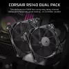 Corsair RS140 140mm Gehäuselüfter 2er-Pack Schwarz