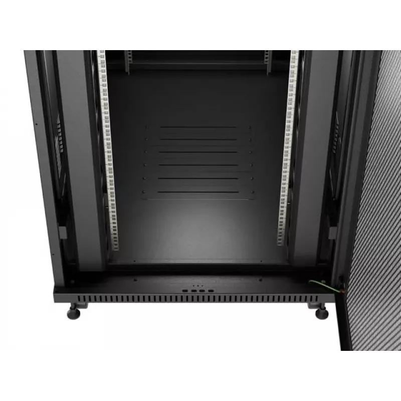 Rack-Schrank LANBERG FF01-8247-23BL 47U freistehender Schrank, 2343×800×1200 mm, IP20, 165 kg, 1200 kg Last