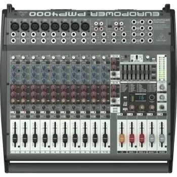 Behringer PMP4000 Audiomischer 20 Kanäle 10 - 200000 Hz Schwarz