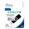 MEDIARANGE MR931-2 - 16 GB - USB Typ-A / Micro-USB - 2.0 - 15 MB/s - Drehring - Silber - Schwarz