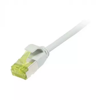 Patchkabel RJ45, CAT6A 500 MHz, 10 m, Grau, U/FTP, Slimline-Rundkabel d=3,8 mm, TPE/LSZH (Superflex), AWG32, mit Cat.7-Rohkabel, Synergy 21 (S217309V3)