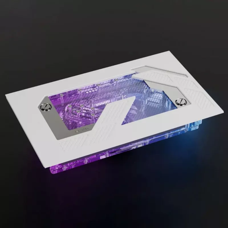 Alphacool Distroplate Apex Dark Base Pro 901 RGB Support — Verteilplatte für PC-Wasserkühlung, Modell 14658