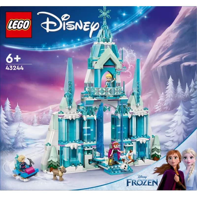 Konstruktionsspielzeug LEGO Disney Princess Elsas Winterpalast 43244 — Bauset für fantasievolles Spiel