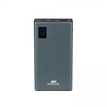 Powerbank Rivacase VA1021 10000mAh, dual USB-Ausgänge, LED-Anzeigen, kompakter tragbarer Ladegerät