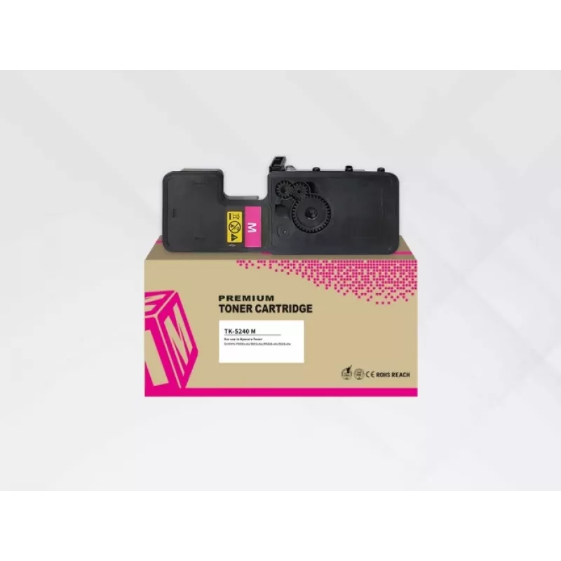 Toner-Kartusche HYB für Kyocera TK-5240M Magenta, kompatibel mit ECOSYS P5026C/M5526C Serie