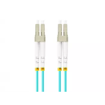 Glasfaserkabel LANBERG FO-LULU-MD31-0030-TQ, OM3, LC–LC, 3 m, Aqua
