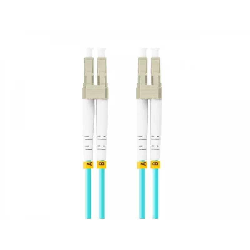 Glasfaserkabel LANBERG FO-LULU-MD31-0030-TQ, OM3, LC–LC, 3 m, Aqua