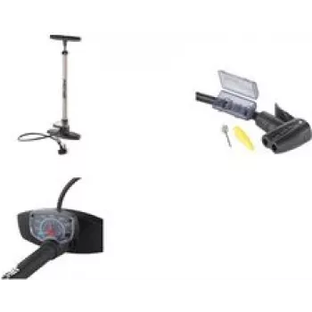 Standpumpe FISCHER Duokopf für alle Ventile, robustes Kunststoff, Modell 85580