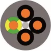LAPP OLFLEX® CLASSIC 110 Steuerleitung 4 G 1,50 mm² Grau 1119304-100 100 m (1119304-100)