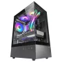 PC-Gehäuse TACENS Mars Gaming MC-XO Midi Tower Schwarz — ATX/Micro-ATX/Mini-ITX, Netzteil unten, 1×120-mm-Rücklüfter, unterstützt Grafikkarten bis 328 mm