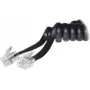S/CONN 2m RJ10 Schwarz Transparent ShiverPeaks